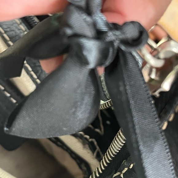 Michael kor Black Leather shoulder Bag vintage - Picture 10 of 13